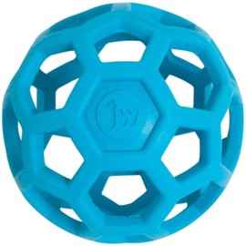 JW Hol-ee Roller Dog Fetch Treat Dispenser Puzzle Ball; Small 3 Inch Diameter