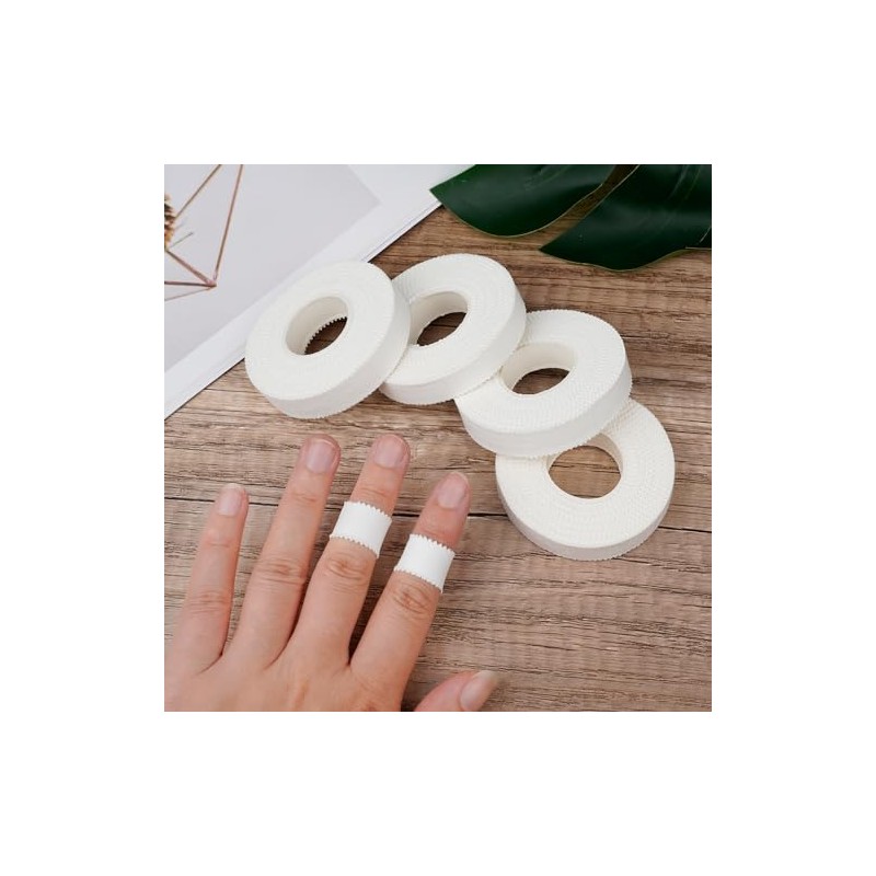 4 Rolls Zinc Oxide Tape 1.25cm x 10m Breathable Strapping