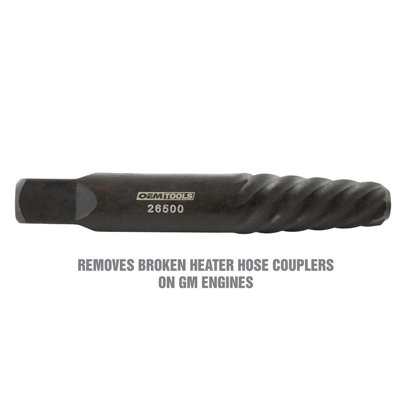 OEMTOOLS 26500 Heater Hose Coupler Extractor, Spiral Tip Coupler Removal
