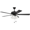 Craftmade ECF114FB5-FBGW Eos Frost Light 52" Ceiling Fan with LED