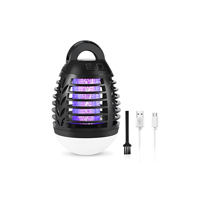 Bug Zapper, Rechargeable Mosquito Zapper Indoor Outdoor, UV Light Mosquito