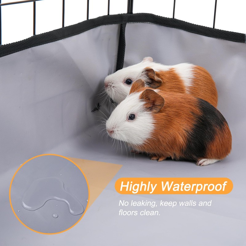DZWLKJ Guinea Pig Cage Liner Tarp Bottom Waterproof and Washable