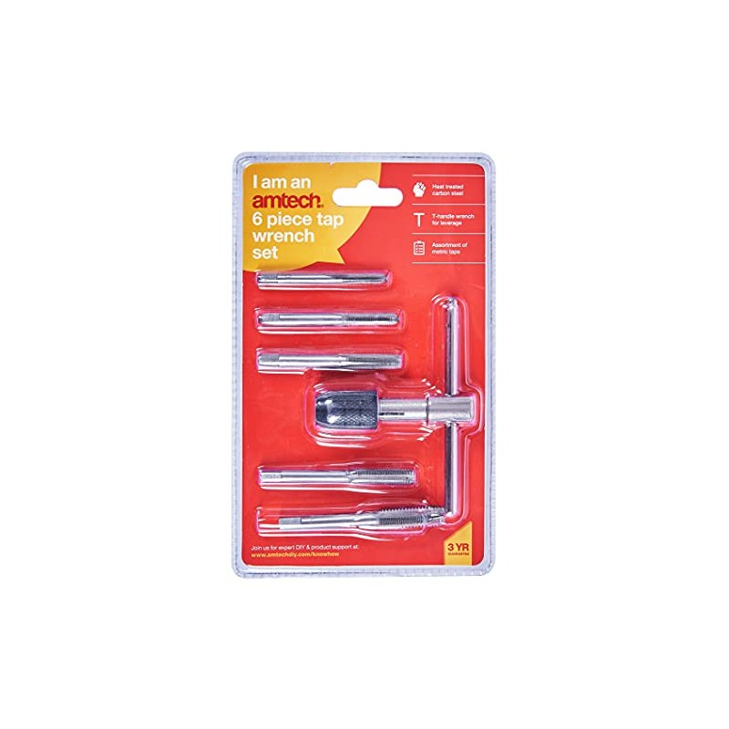 Amtech S1470 6 Piece tap Wrench Set
