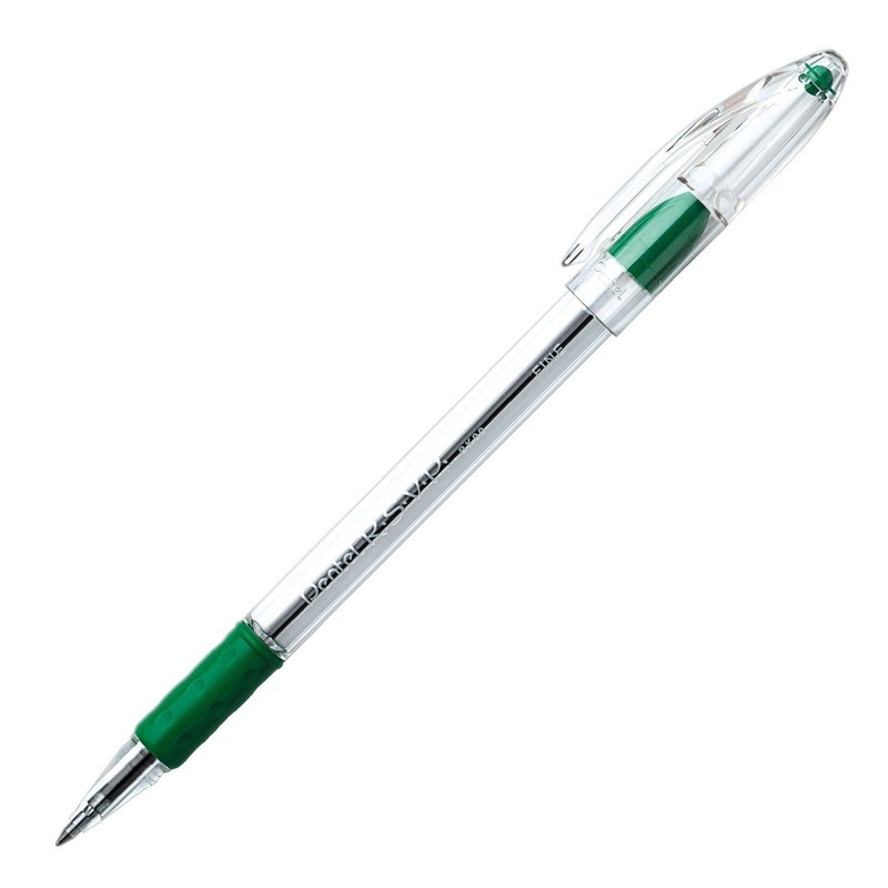 Pentel BK90-D Pentel RSVP Ball-Point Stick Pen, 0.7mm Fine Tip,