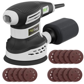 NARBELL Orbital Sander 3.0AMP(360W),14000RPM Random Orbit Sander Tool with 6 Variable Speeds, 5" Electric Palm Sander Kit with Dust Bag,15pcs Sandpapers for Woodworking & Sanding
