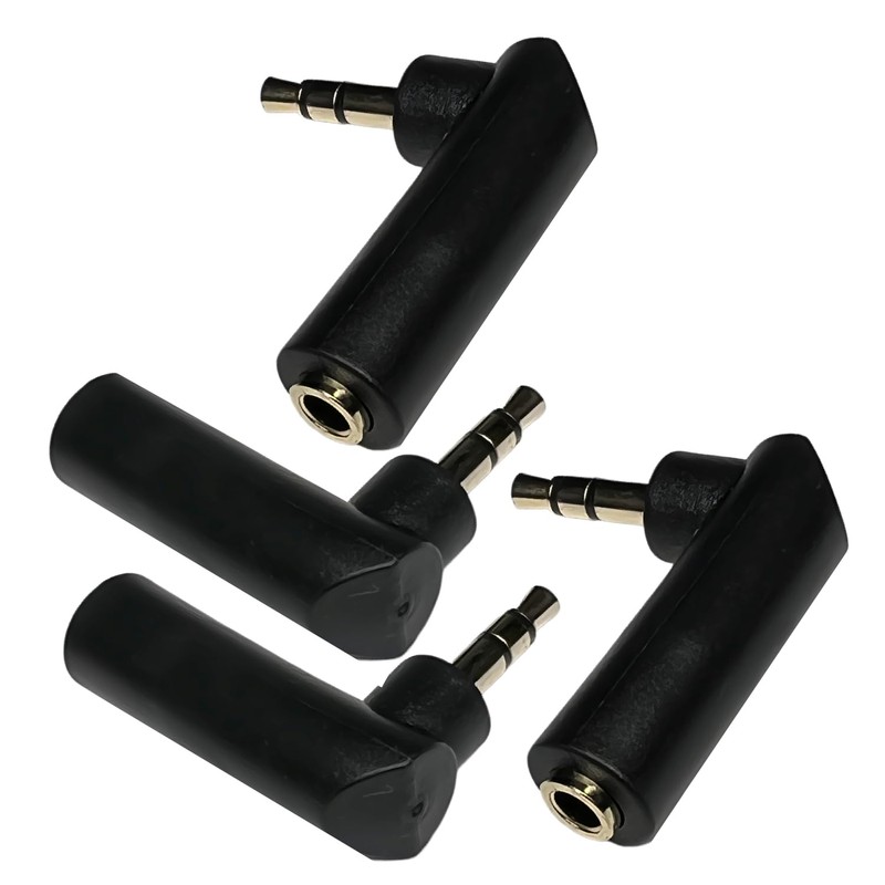 CESS L Shape Right Angle 3.5mm Male to Female Stereo