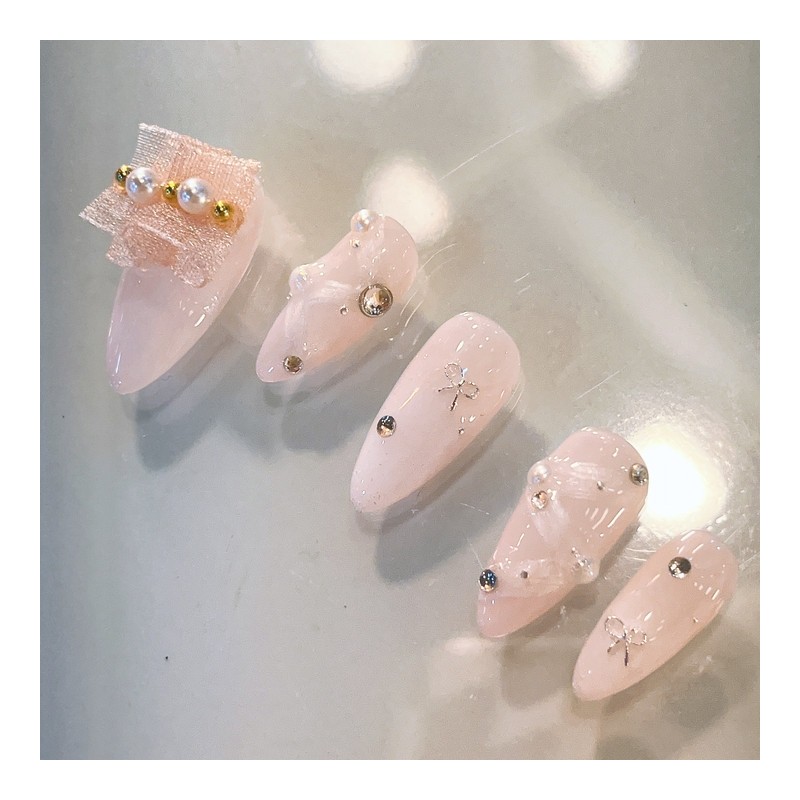 Pearl Cock Lace - Almond / 진주콕레이스 - 아몬드