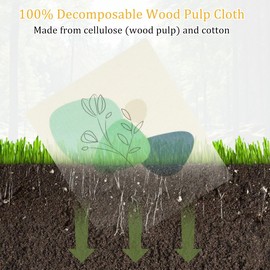 LUCKQUE 4Pcs Swedish Dishcloths for Kitchen 6.7x7.7in Absorbent Dish Cleaning Towels Reusable Paper Towels Washable Cute Pattern Dishcloths Synthetic Fiber Dish Towels for Kitchen Bathroom(4 Pcs)