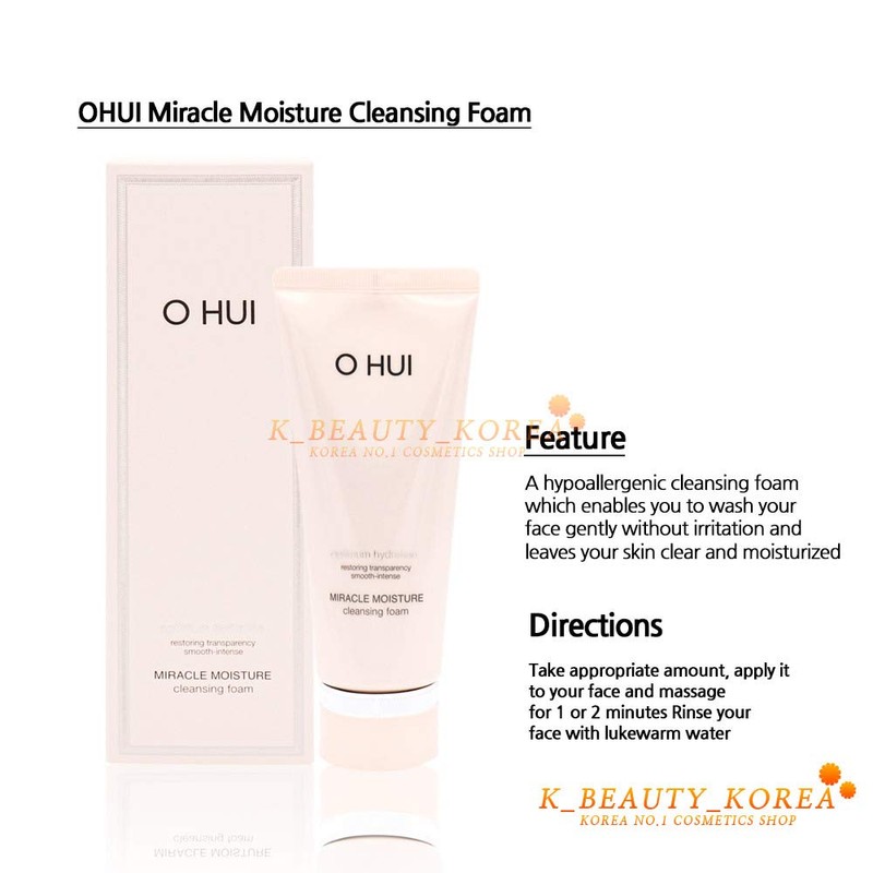 Ohui Miracle Moisture Cleansing Foam 200Ml Limited Chance