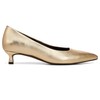 Naturalizer Women's Natalia Pump, Dark Gold Leather, 6.5 Wide