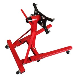 MOTOOS 2000lbs Engine Hoist A-Shaped Stand Foldable More Stable Auto Car Truck Automotive Motor Folding Jack Steel, Red