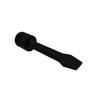 1/2-inch Drive Slotted Screwdriver Bit Socket, Heat-Treated Cr-Mo Alloy Steel,