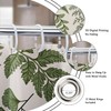 Riyidecor Fern Leaf Leaves Sage Green Shower Curtain for Bathroom