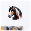Shire Horse Head Sticker Decal, Vibrant Vinyl Covers Marks, Weatherproof