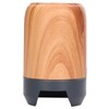 Humidifier 200ml Aroma Diffuser Wood Grain Flame Pattern Light Low