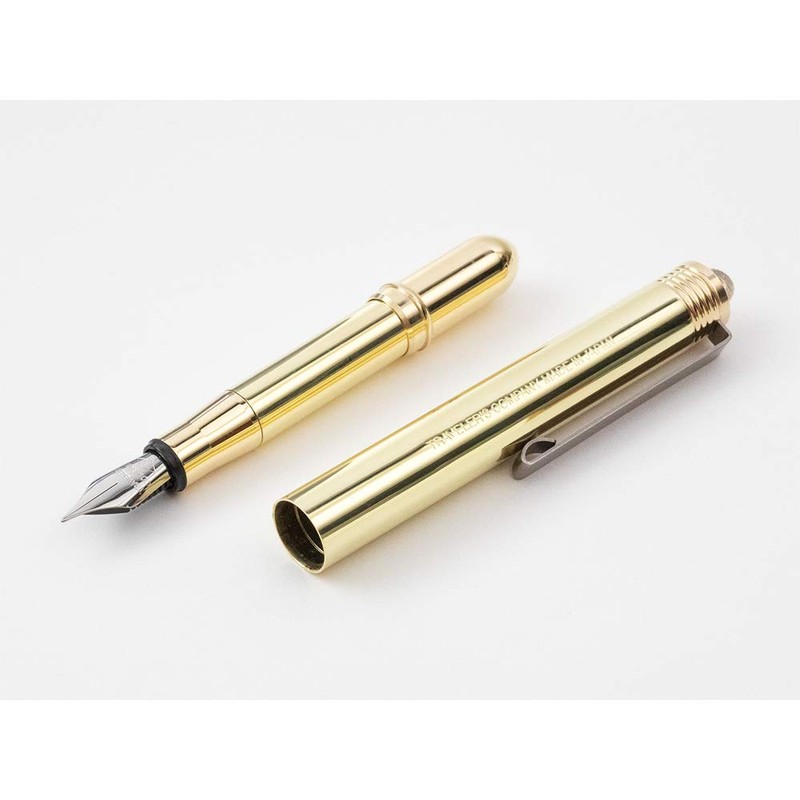 Travelers Company Brass Fountain Pen Solid Brass 38076006