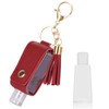 Unaone 1oz/30ml Hand Sanitizer Holder Travel Size, Leather Sanitizer Holder