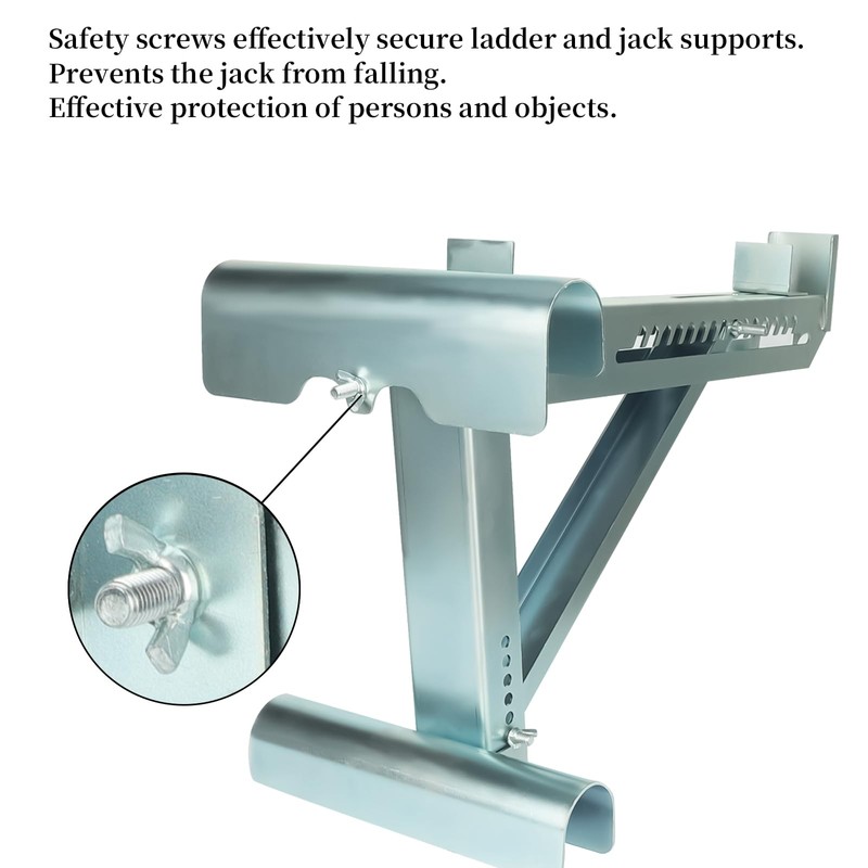 Yzzwer Ladder Jacks Bracket Extension - Adjustable Extension Scaffold Ladder