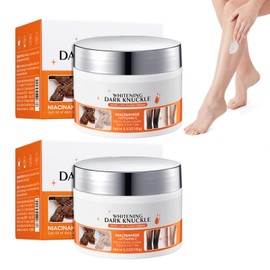 Hppsctink 2pcs Aufhellende & verdunkelnde Creme, Straffende, feuchtigkeitsspendende und hydratisierende Gesichtsmilch, Aufhellende Körpercreme, 2pcs*140g,cream