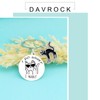 Davrock Cat Keychain Funny Keychains for Women Cat Gifts For