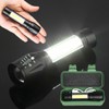 CLEZGO Rechargeable Flashlights High Llumens LED-Mini USB Rechargeable Flashlight for