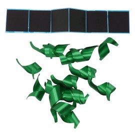 50PCS Archery Spin Vanes 1.75 Inch Right Hand Metal Spin Wing Vanes Arrow Shaft Feather Fletching with Tapes for DIY Recurve and Compound Bows Green