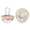 BIBS 5713795200610 PACIFIER, Blush GLOW/Vanilla GLOW, 2 piezas
