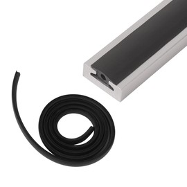 MOTO4U L Track Filler Strip,3.34-Foot Length Rubber Strip for All Styles of L Track, Facilitates Easy Rolling of Motorcycles, ATVs, and Other Wheeled Cargo