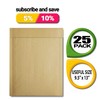 ABC Pack of 25 Kraft Padded Bubble Mailers 9.5 x