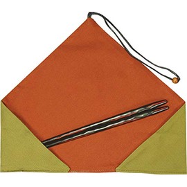 Alphax 906742 Bento Chopsticks, Enge, 9.8 x 8.5 inches (24.8 x 21.5 cm), Portable Chopsticks Bag, Yoshino
