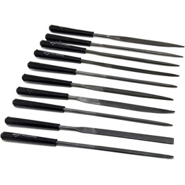 YUMTTY Juego de limas de Tuercas para trastes de Guitarra, Herramientas de reparación de Guitarra pulidas, Herramienta Profesional Luthier para Instrumento Musical de Cuerda, 10 Uds.