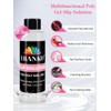 EBANKU 100PCS Nail Dual Forms Tips with 75ml Slip Solution,