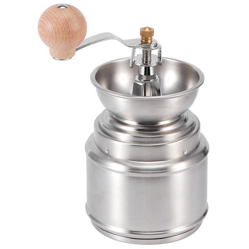 Portable Stainless Steel Manual Coffee Grinder Adjustable Coffe Bean Pepper