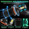 Focos LED 9007 HB5 para Auto, 30000LM 200W 6000K 600%
