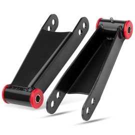 WEILEITE 3 Inch Suspension Rear Drop Lowering Shackles Kit Compatible With Chevy Silverado & GMC Sierra 1500 2500 2500 3500 HD 1500HD 2500HD 3500HD 2001-2010 2WD 4WD Replace 410730