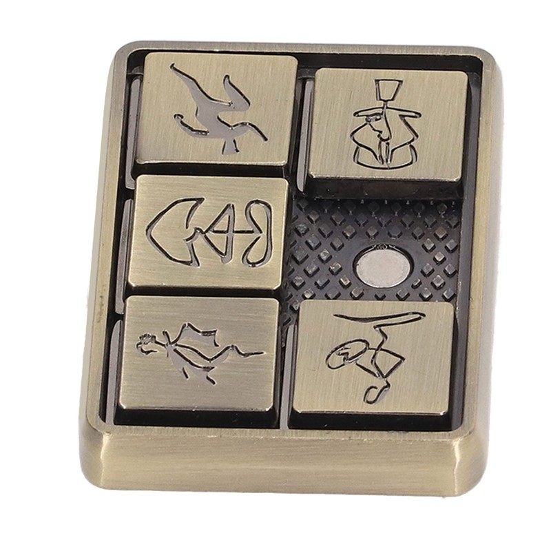 Metal Sliding Toy Special Patterns ​Relieve Stress Anxiety Fingertip Push