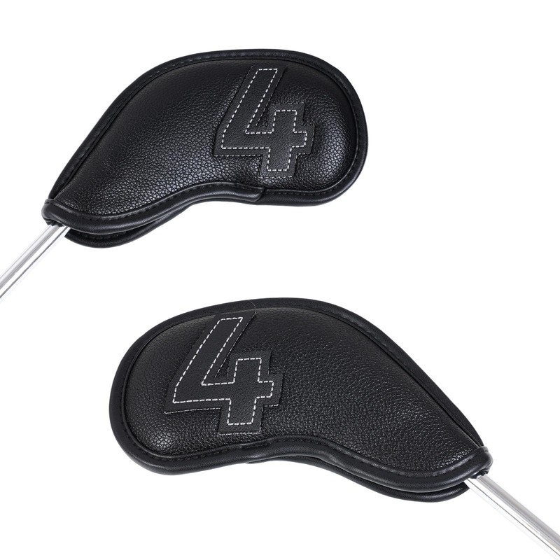 Craftsman Golf Leather Patch No. Black Iron Headcover Head Covers
