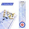 3 in 1 Shuffleboard Bowling Curling Game, Shuffleboard Table Top