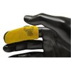G & F Products 8128M Cowhide Leather Guard Finger Protection,