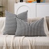 AMAROTI Striped Farmhouse Throw Pillow Covers 20X20 Set of 2