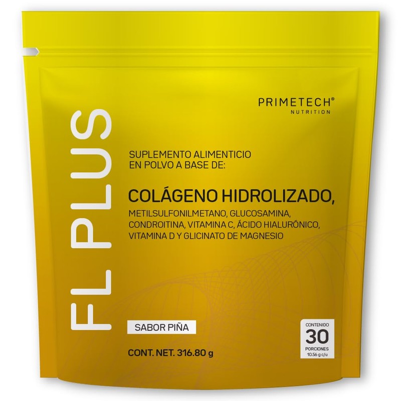 Primetech Nutrition Protector De Articulaciones FL+PLUS, Sabor Piña
