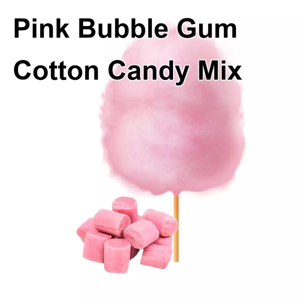 Flossine PINK BUBBLE GUM COTTON CANDY FLAVOR mix w/ SUGAR