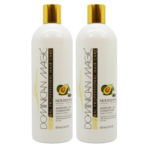 Dominican Magic Nourishing Moisture Lock Leave on Conditioner 16oz"Pack of 2"