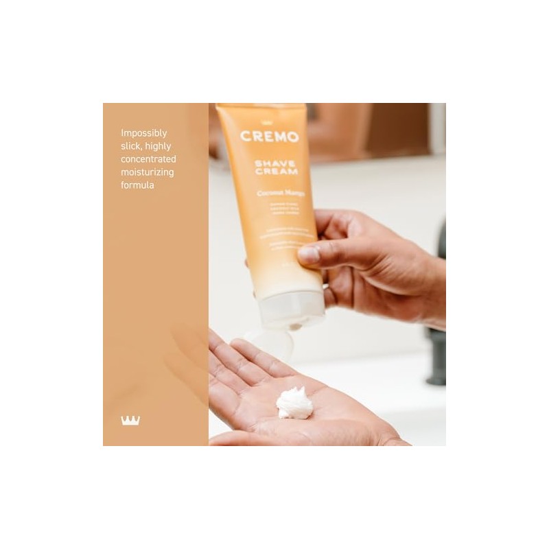 Cremo Coconut Mango Moisturizing Shave Cream, Astonishingly Superior Shaving Cream