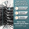 Chimney Cleaning Brush with Standard 1/4" NPT End Fitting -