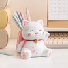 Cat Pen Holder Multipurpose Resin Innovative Cute Pencil Holder for