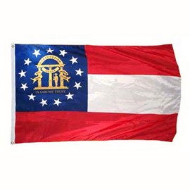 Georgia Flag 5X8 Foot SolarMax Nylon