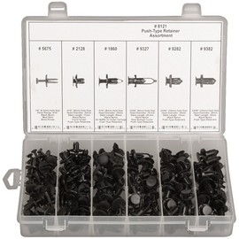 Disco Automotive 8121 Black Nylon Push-Type Retainer Assortment