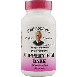 Dr. CHRISTOPHER'S, Single Herb Slippery Elm - 100 vegicaps