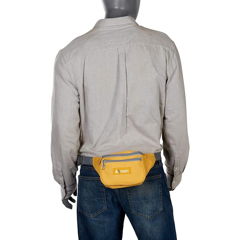 Everest Signature Waist Pack-Standard, White, One Size (044KD-WHT)